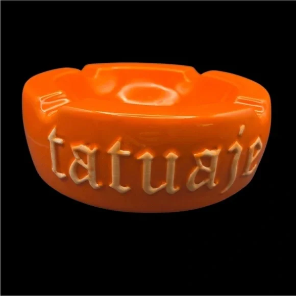 Orange Tatuaje Ceramic Ashtray - Picture 5 of 5